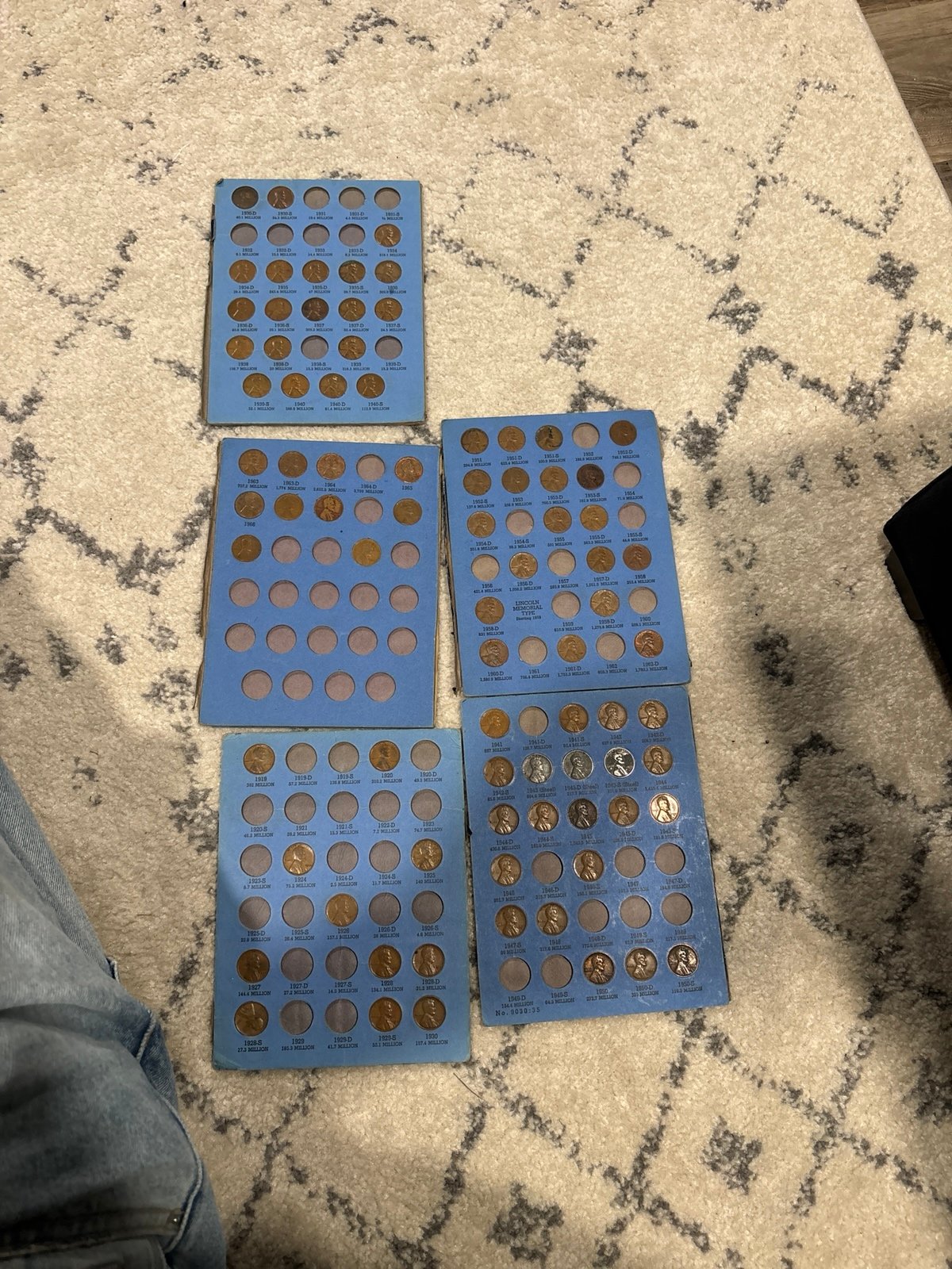 LINCOLN WHEAT PENNY CENT - Early Dates Collection