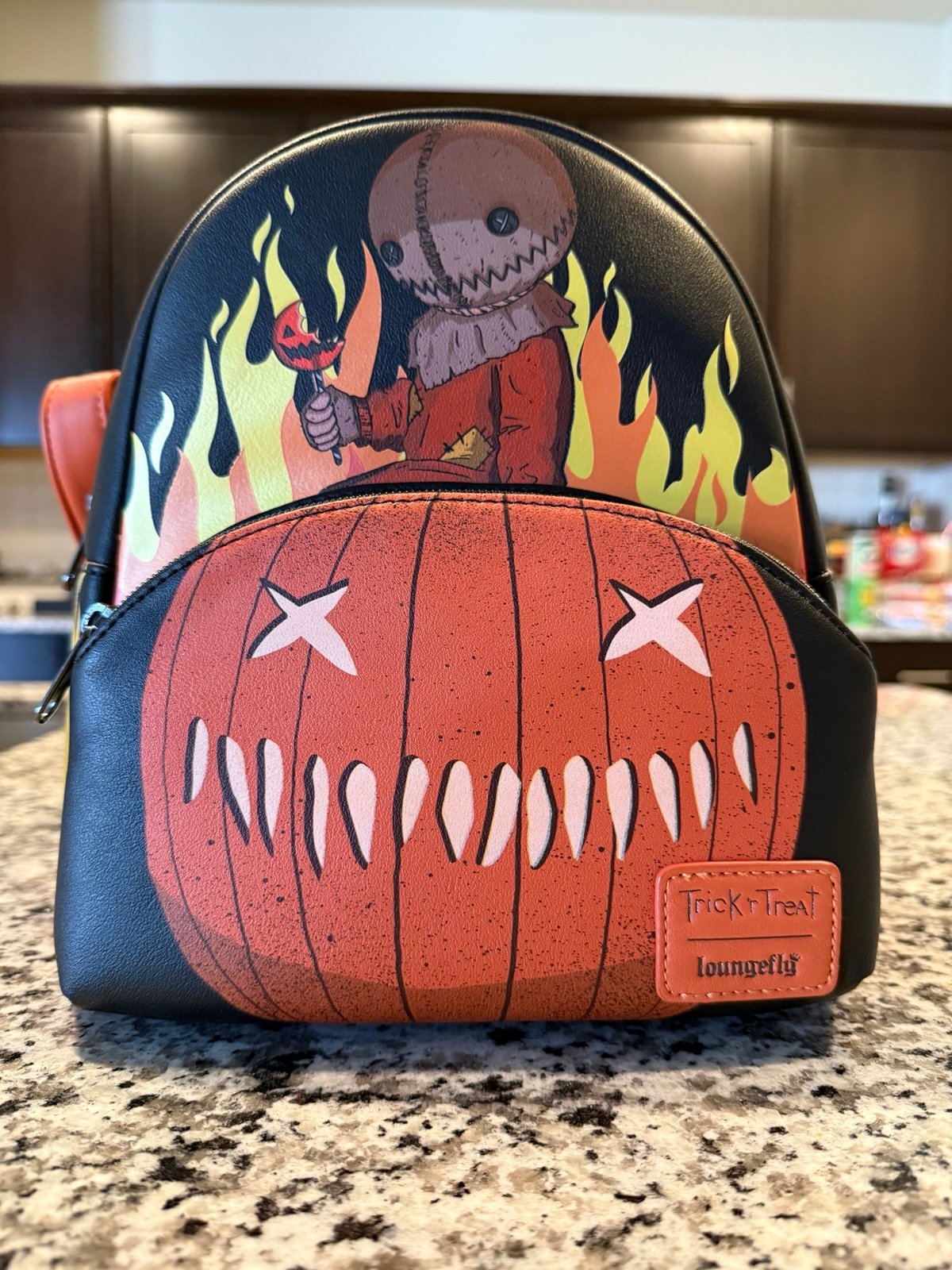 Trick R Treat Glow in the Dark LoungeFly Mini-Backpack (final price)