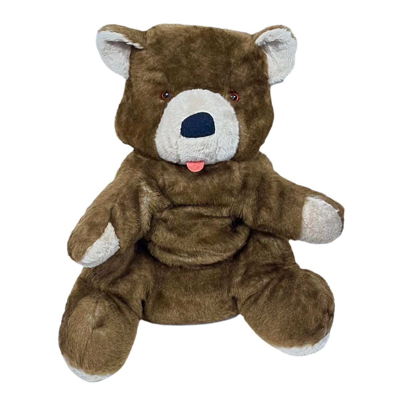 Vintage Rare 26” Large Mohair Teddy Bear With Felt Tongue Jumbo Big Mary Meyer