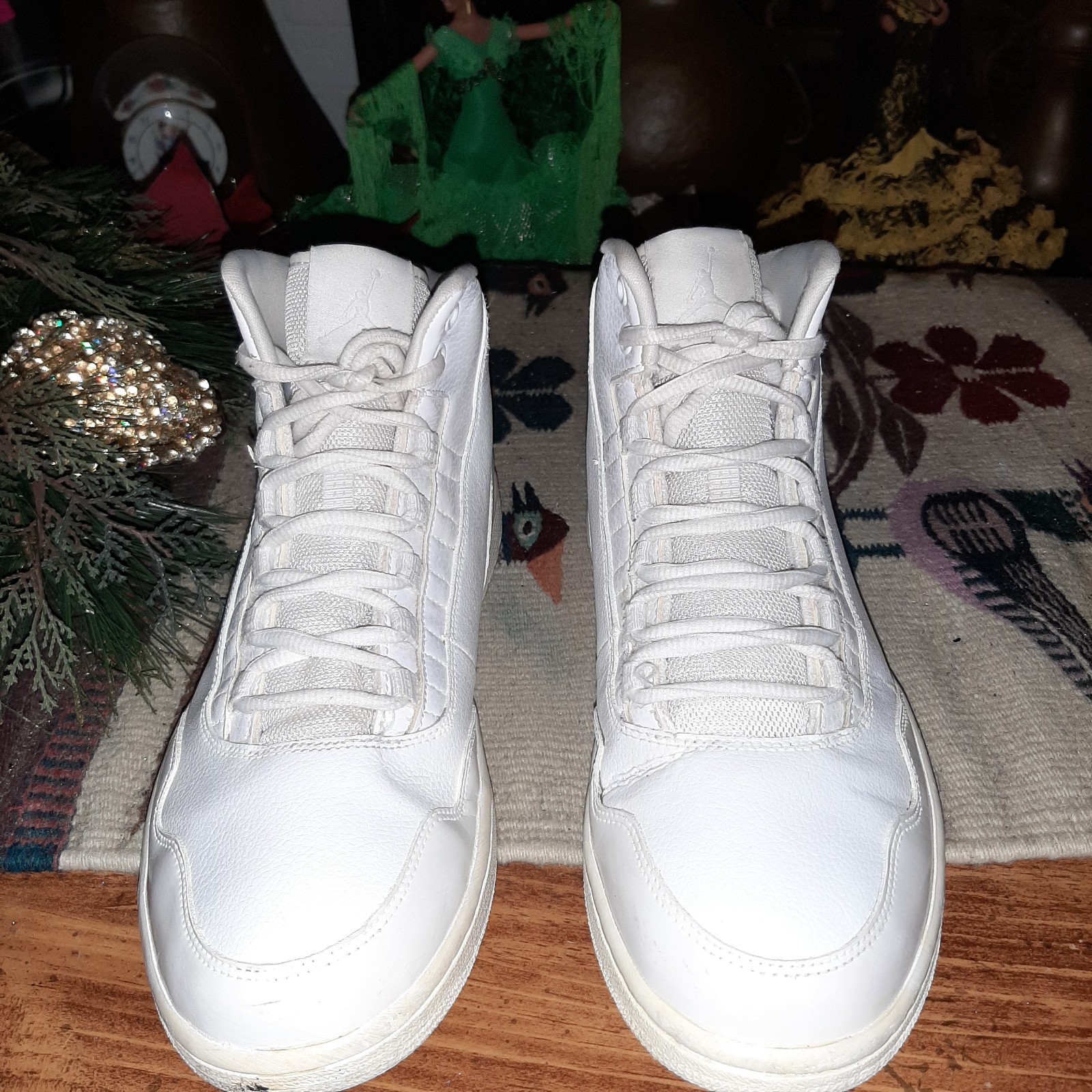 Jordan Executive Off-Court Triple White Size 10 CK4828-100.