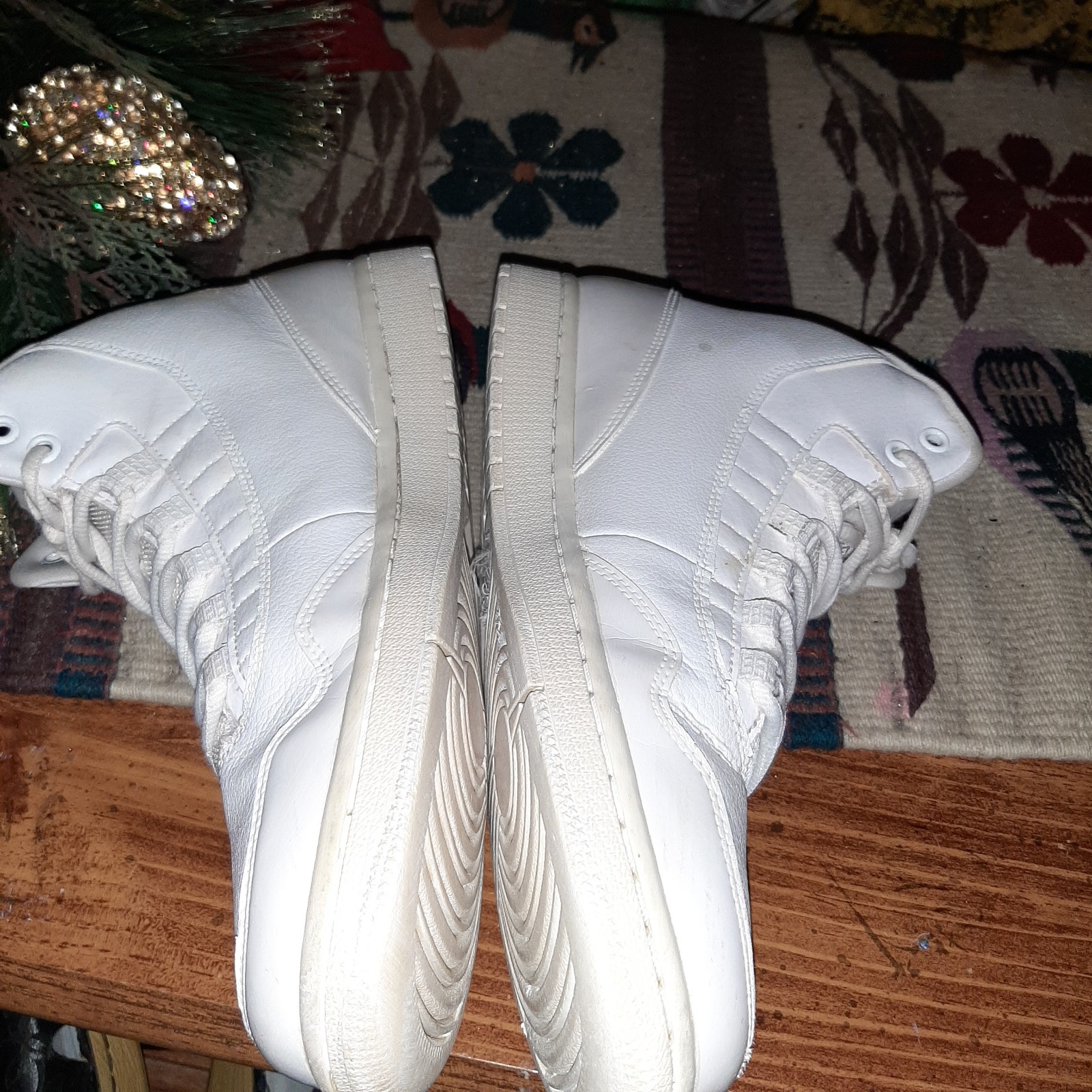 Jordan Executive Off-Court Triple White Size 10 CK4828-100.