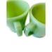 Vintage Fire-King D-Handle Jadeite Milk Glass Mug Set Of Two OVEN WARE