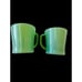 Vintage Fire-King D-Handle Jadeite Milk Glass Mug Set Of Two OVEN WARE