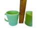 Vintage Fire-King D-Handle Jadeite Milk Glass Mug Set Of Two OVEN WARE