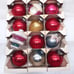 Vintage Shiny Brite Glass Christmas Ornaments Box of 12