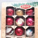 Vintage Shiny Brite Glass Christmas Ornaments Box of 12