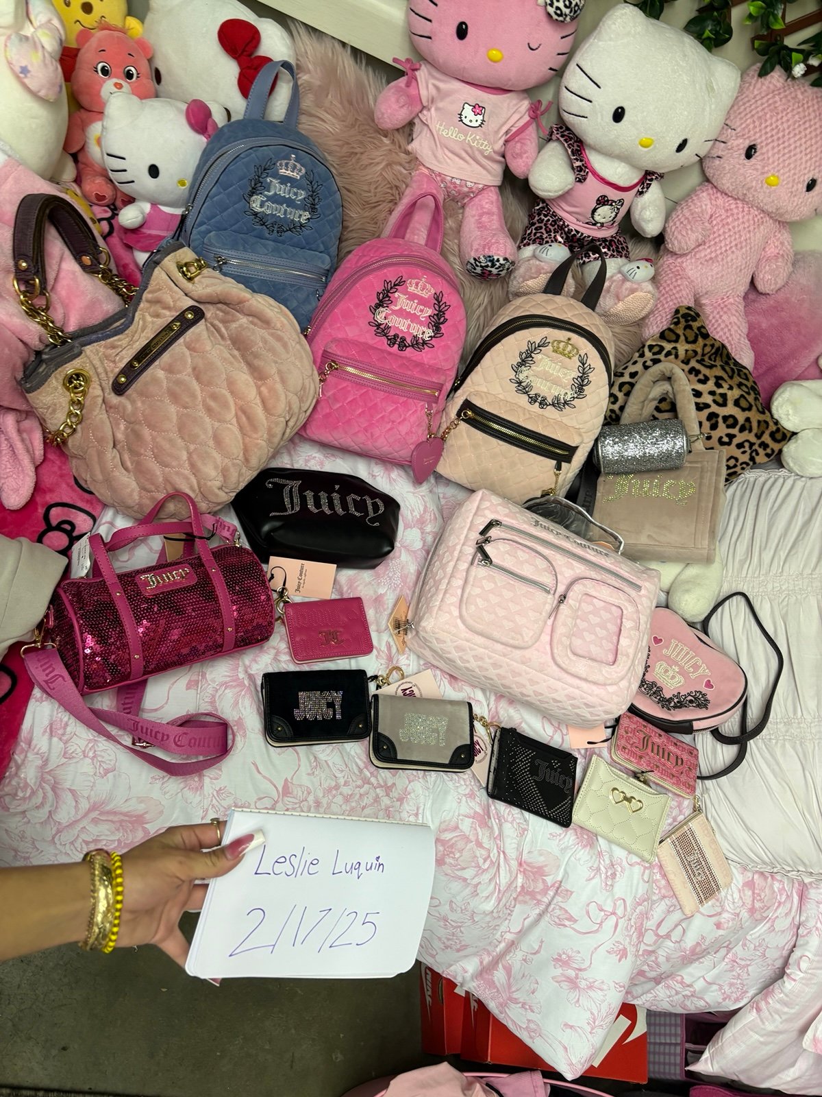 Juicy bags and backpacks n more for sell