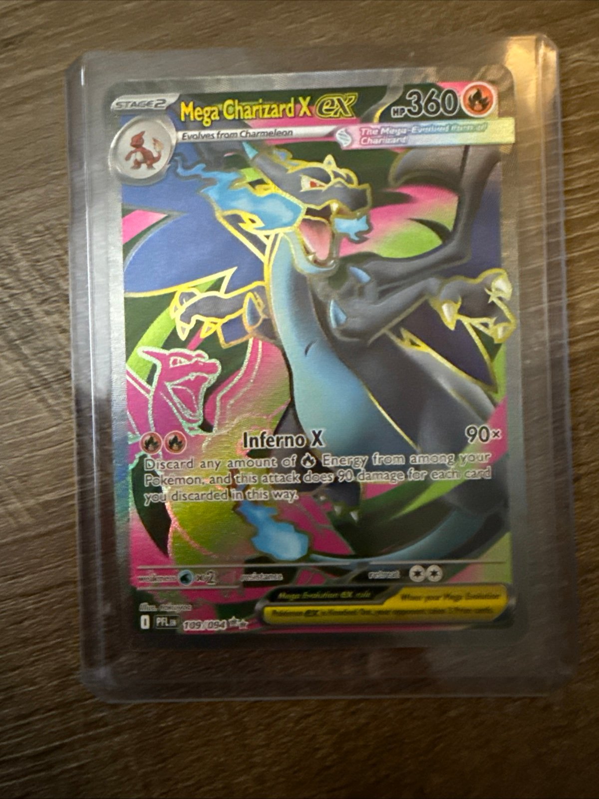Mega Charizard Ex Full art Ultra Rare 109/94