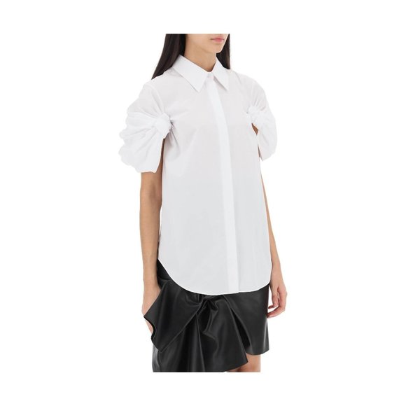 Alexander mcqueen shirt with knotted short sleeves Size EU 40 for Women