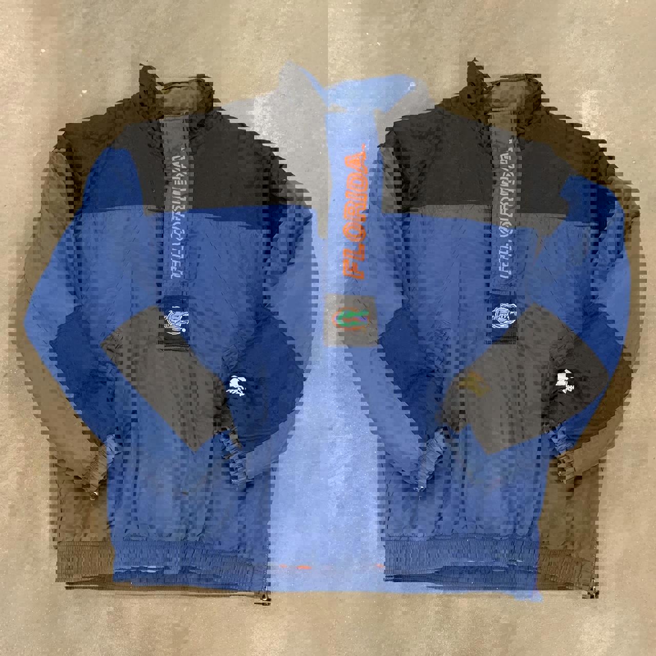 Starter Men's Blue and Navy Jacket