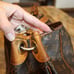 Authentic LOUIS VUITTON 1,680 Galliera PM Monogram Leather Bag Hobo Purse