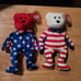 Beanie Baby LIBERTY Stars and Stripes 2002