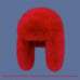 Faux Red Fur Ladies Trapper Hat