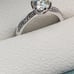 GRA Certified 1 Karat ANNIVERSARY Sterling Silver Ring