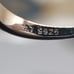 GRA Certified 1 Karat ANNIVERSARY Sterling Silver Ring