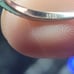 GRA Certified 1 Karat ANNIVERSARY Sterling Silver Ring