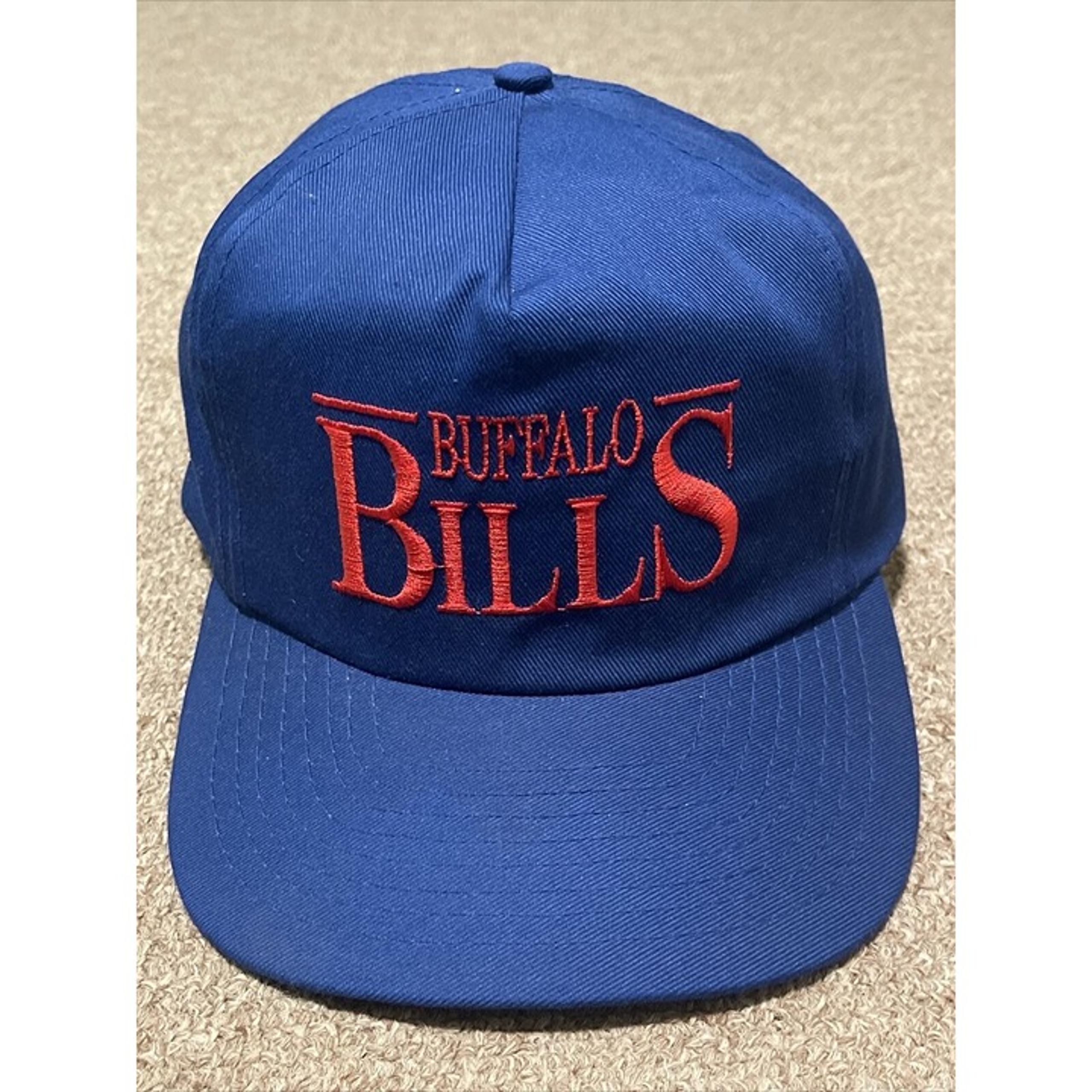 Vintage 90s Buffalo Bills AFC Script Annco NFL Football Snapback Hat Cap