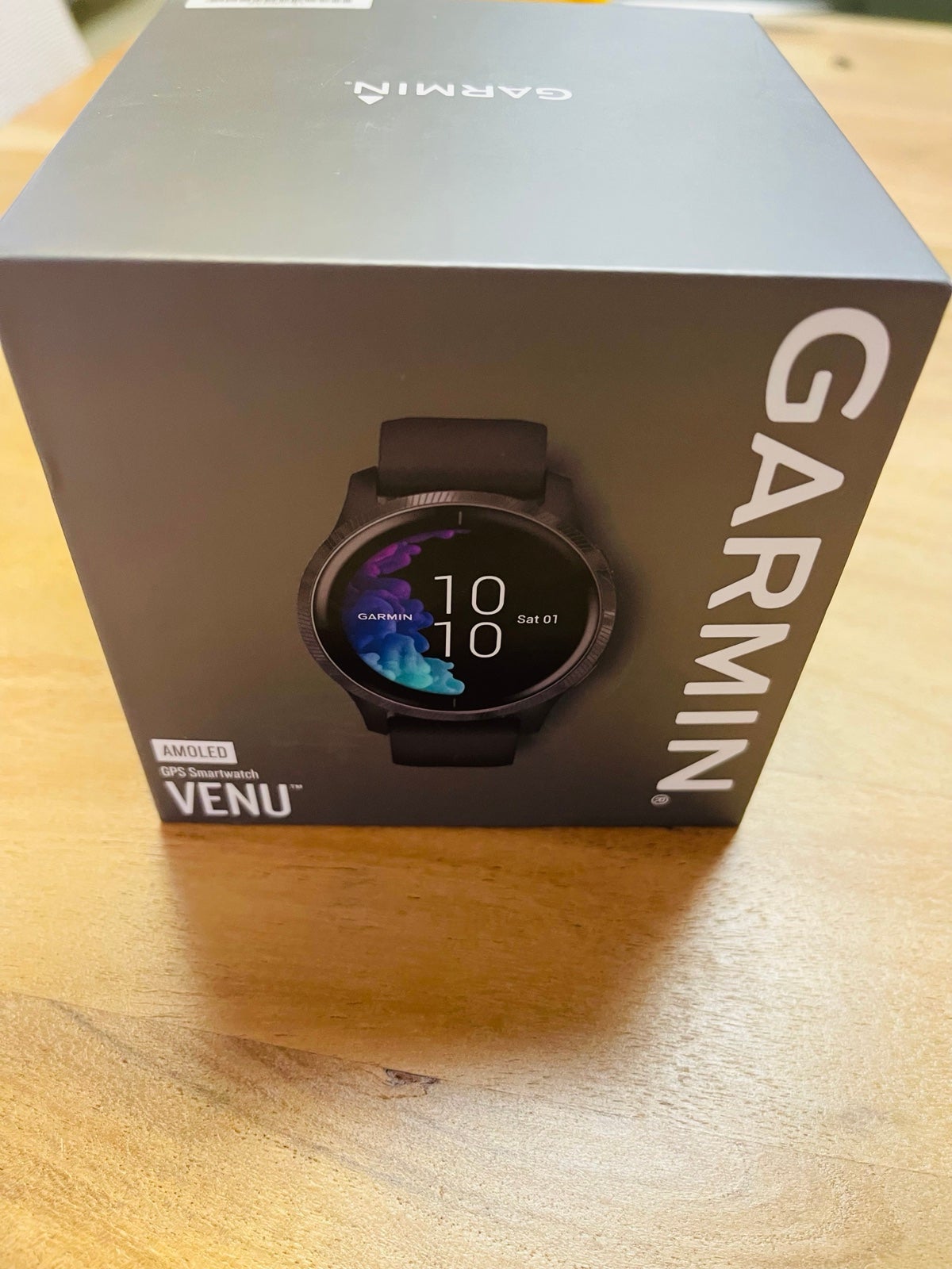 Garmin Venu Black with Slate Hardware