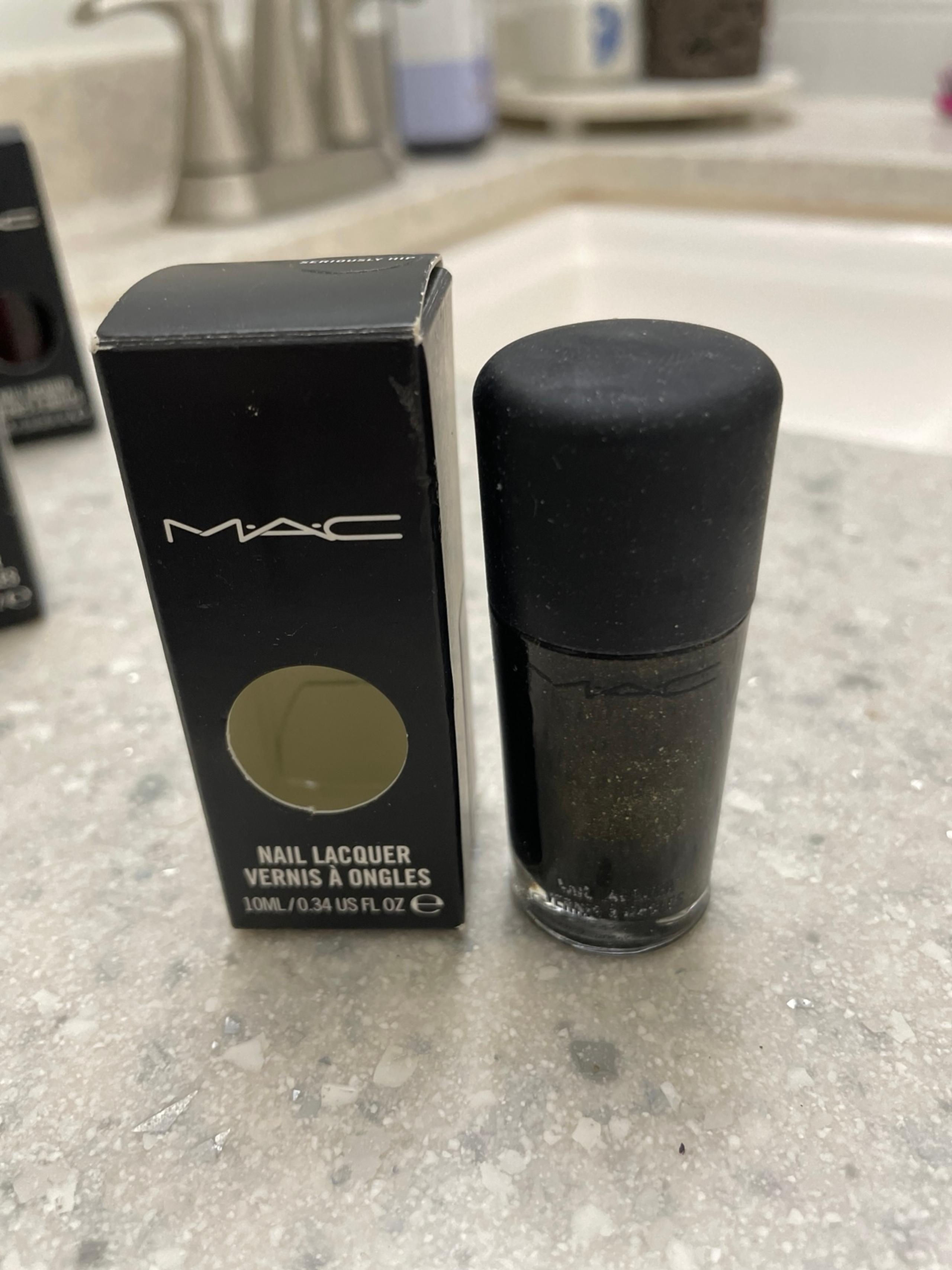 Mac cosmetics nail polish discontinued HTF seriously hip