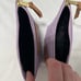 Jon Hart Designs Chico Lilac Purple Canvas Leather Cosmetic Toiletry Pouch Audr