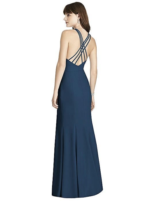After Six 6776 Trumpet Dress wit Side Slit Size 4