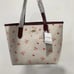 NWT Coach Zip Top Tote With Bow Print CN627