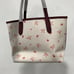 NWT Coach Zip Top Tote With Bow Print CN627