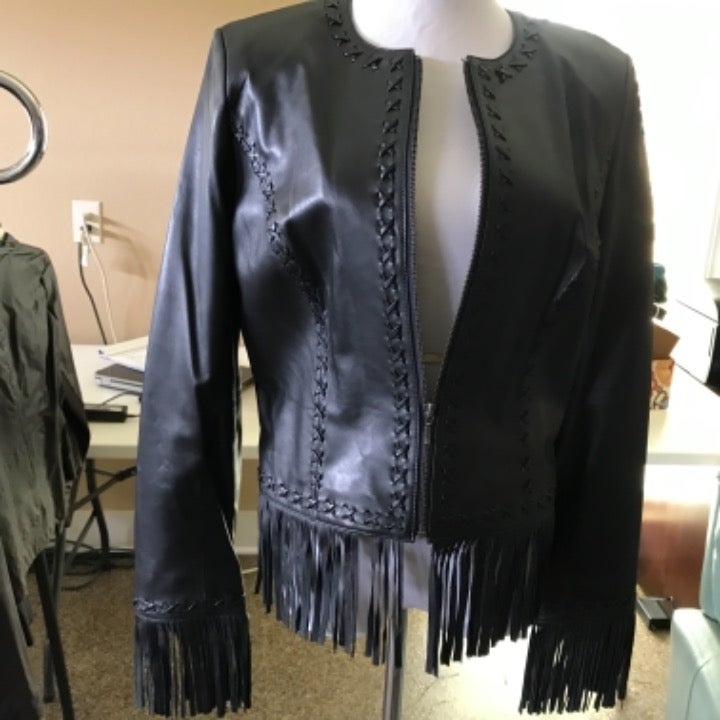 Leather Jacket /Fringe