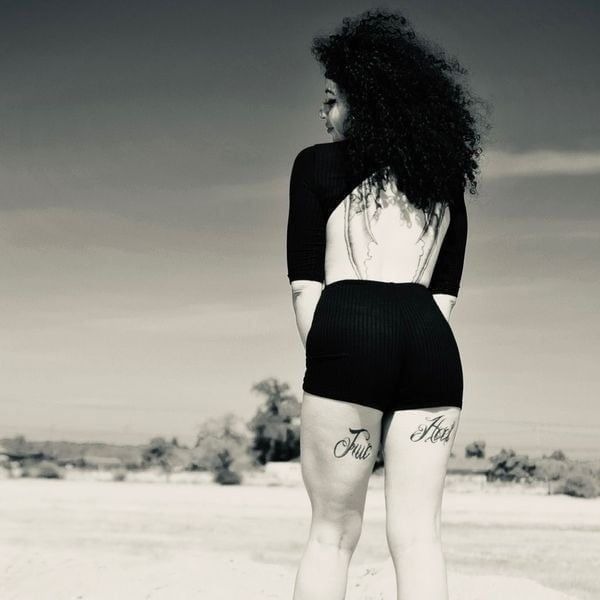 Backless romper booty shorts size S