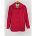 J. Crew Pea Coat Women's 4 Pink Wool Blend Ruffle Back Jacket