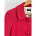 J. Crew Pea Coat Women's 4 Pink Wool Blend Ruffle Back Jacket