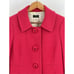 J. Crew Pea Coat Women's 4 Pink Wool Blend Ruffle Back Jacket