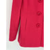 J. Crew Pea Coat Women's 4 Pink Wool Blend Ruffle Back Jacket