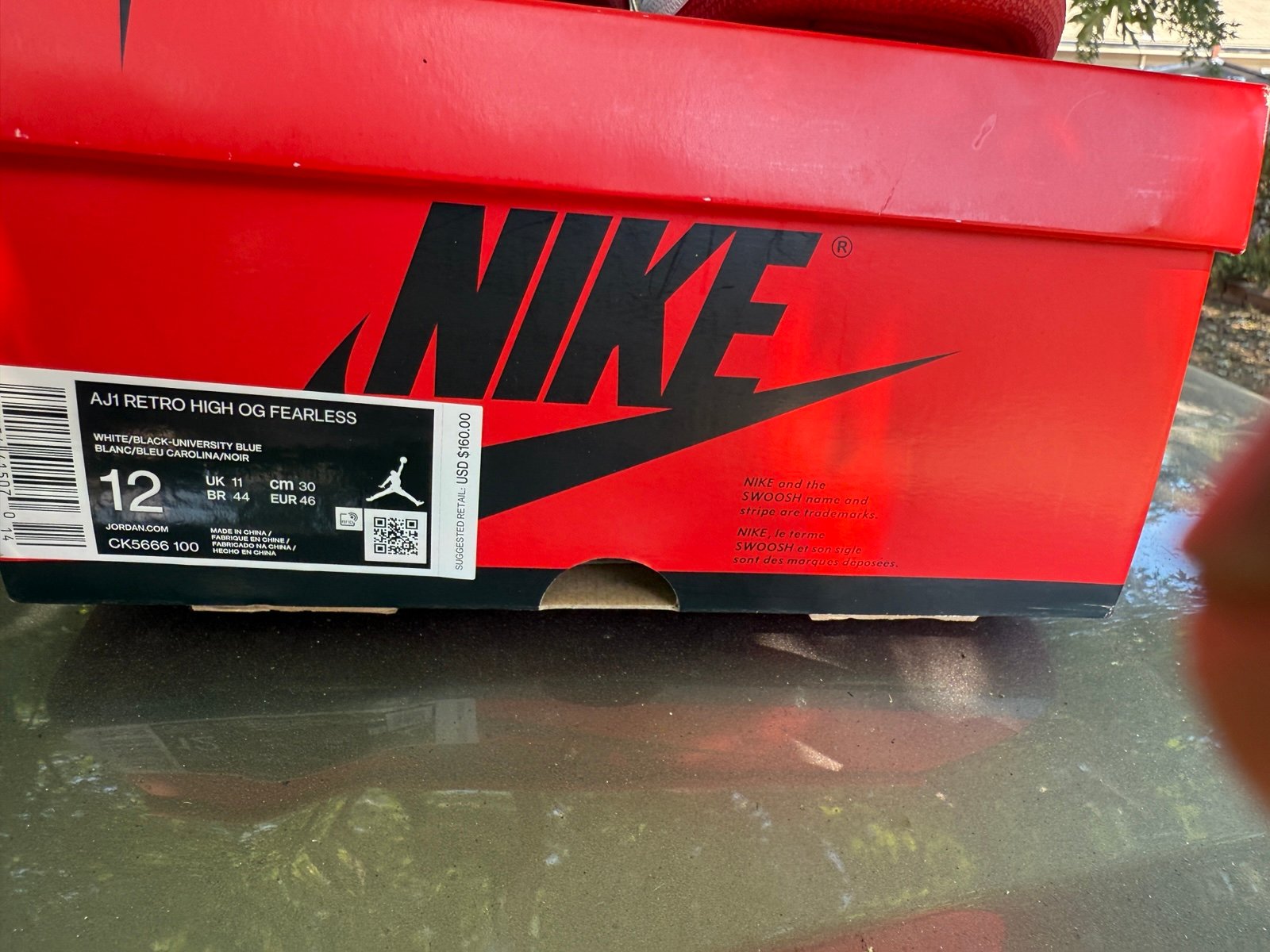 Jordan 1 OG fearless