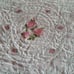 Vintage Bates Pink Twin Bedspread Embossed & Embroidered Floral Center