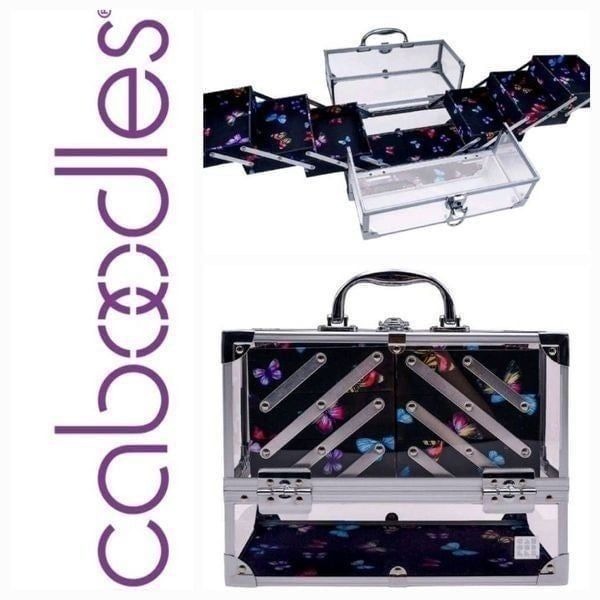 Caboodles Adored Traincase Social Butterfly Print