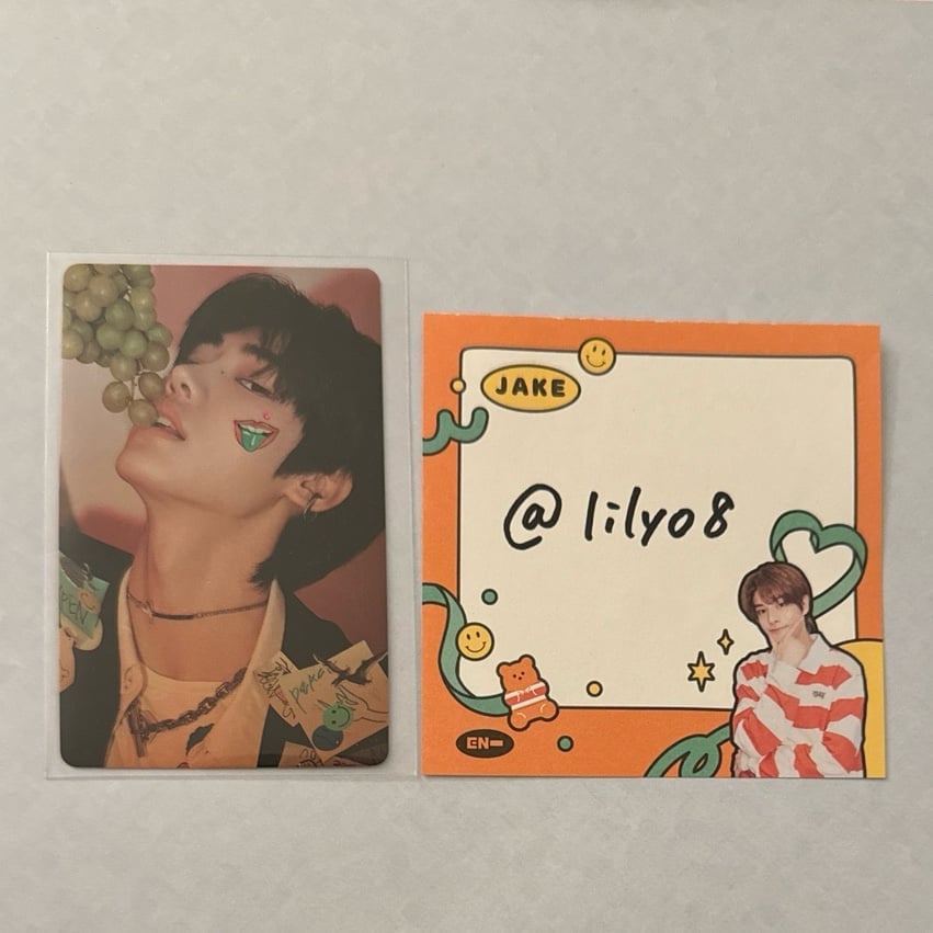 enhypen boder carnival sunghoon photocard