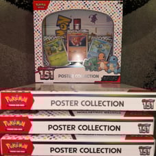5x Pokemon 151 Poster Collection Boxes (SEALED)