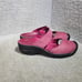 Keen Women's Red Size 8 Closed Toe Slip On Mary Jane Clogs Comfort Leather Shoes