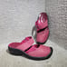 Keen Women's Red Size 8 Closed Toe Slip On Mary Jane Clogs Comfort Leather Shoes
