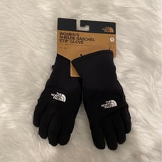 The North Face Women's Shelbe Raschel Etip Black Gloves, Size XS