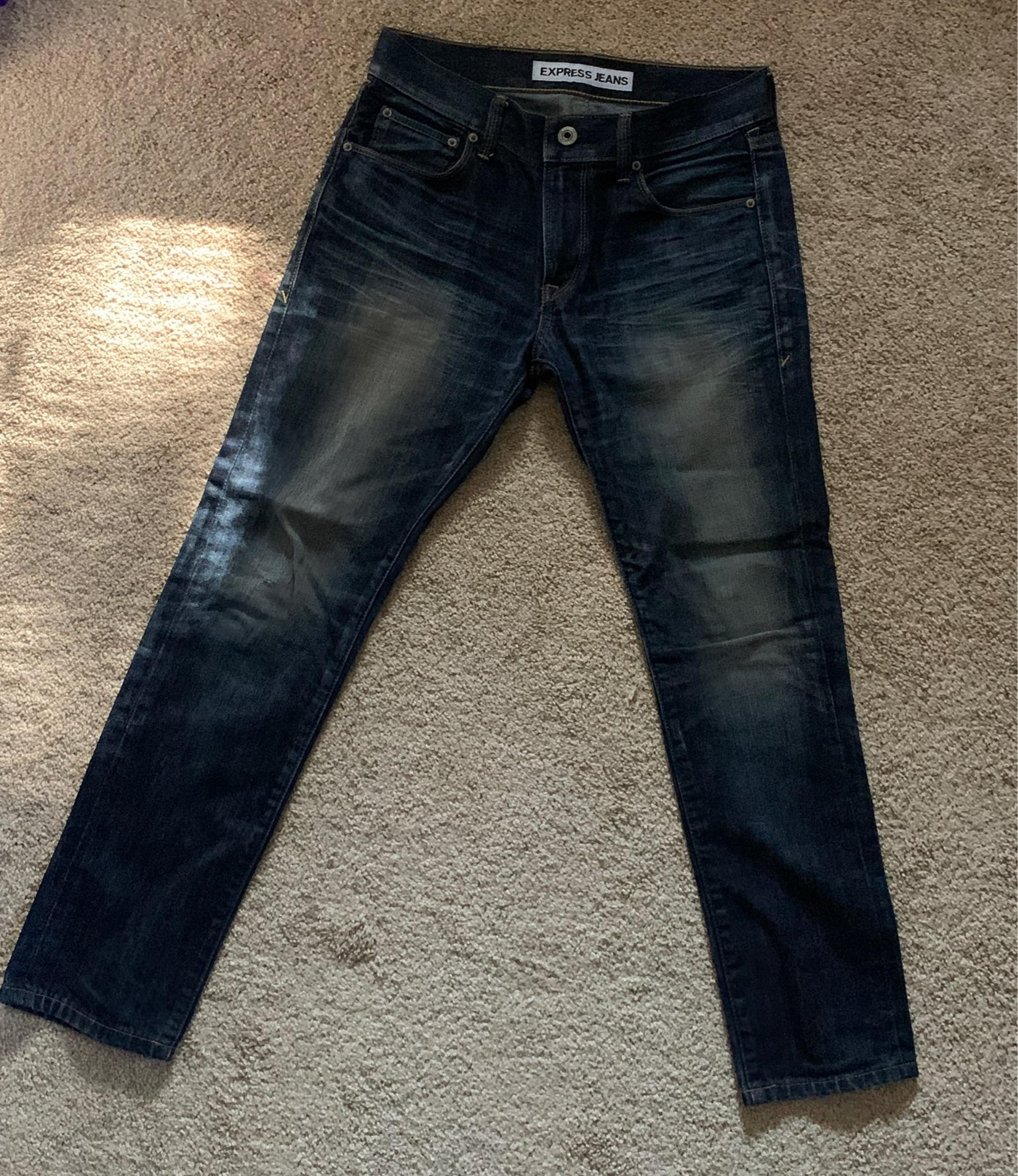 Express men's Rocco slim fit jeans 29/30