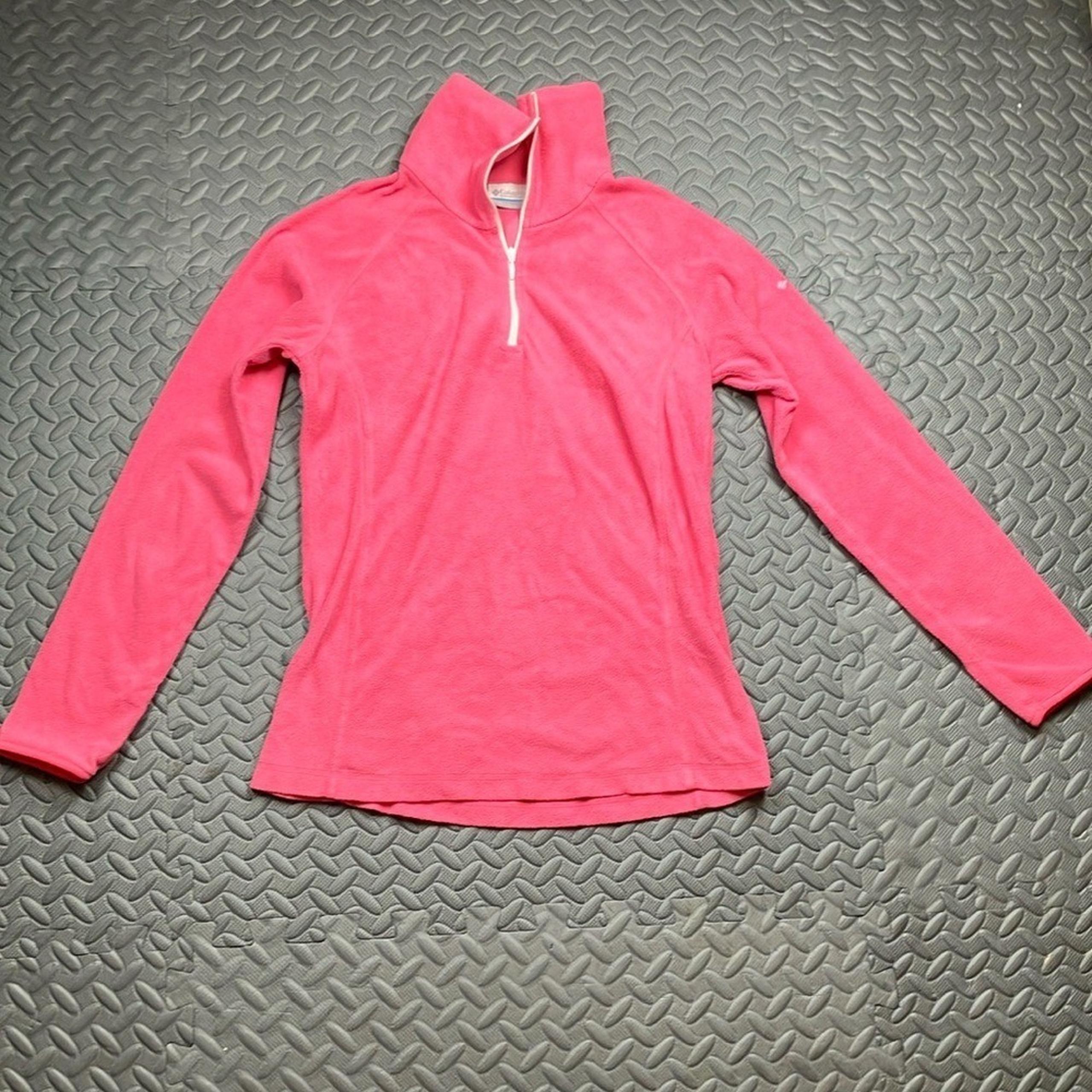 Columbia Sportswear Company Women's Pink Quarter-Zip Sweatshirt Size S