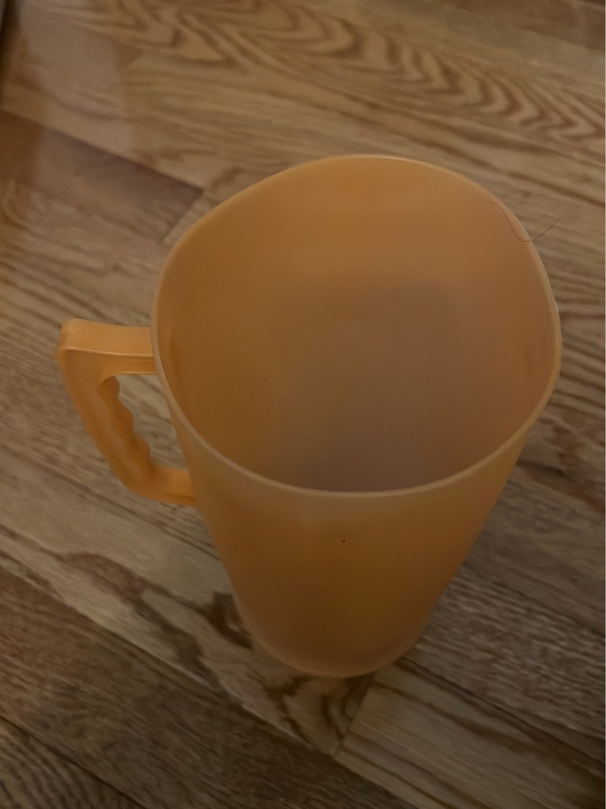 Vintage 50’s Pitcher Orange Plastic 64oz.