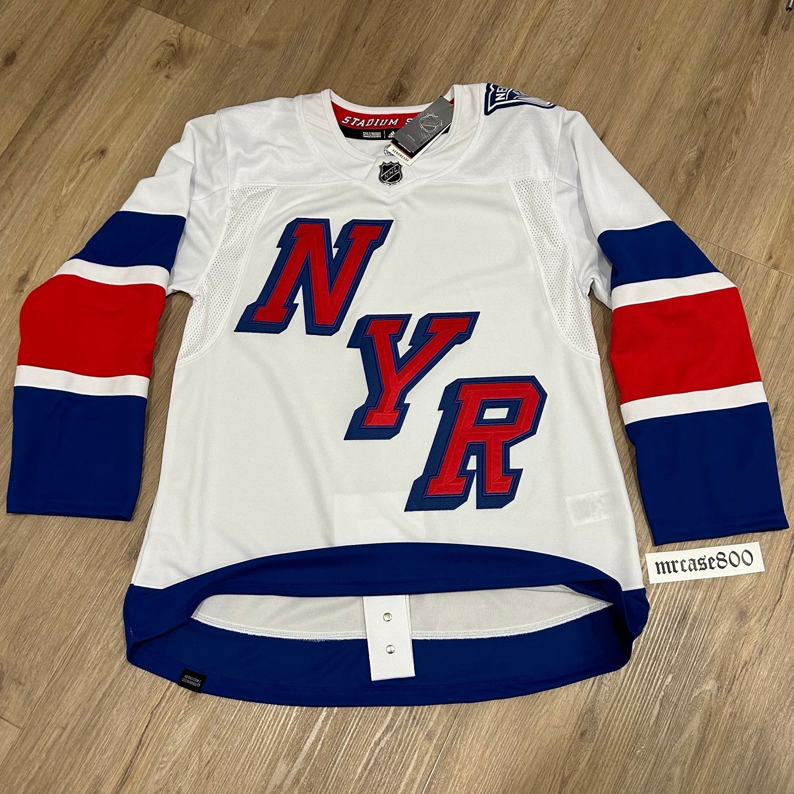 ADIDAS New York Rangers 2024 NHL Stadium Series Primegreen Jersey 50 M