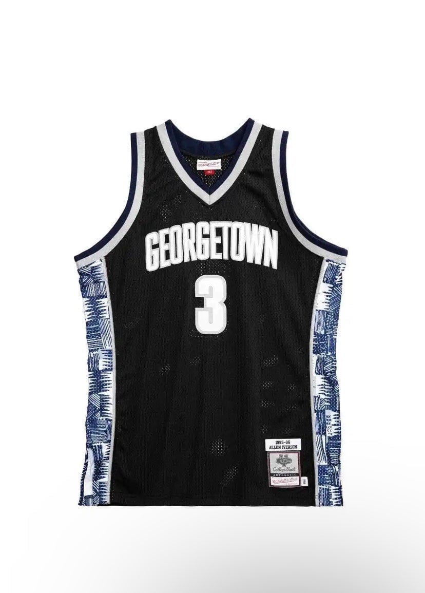 Allen Iverson Georgetown Hoyas 1995-96 Mitchell & Ness Swingman Jersey Black