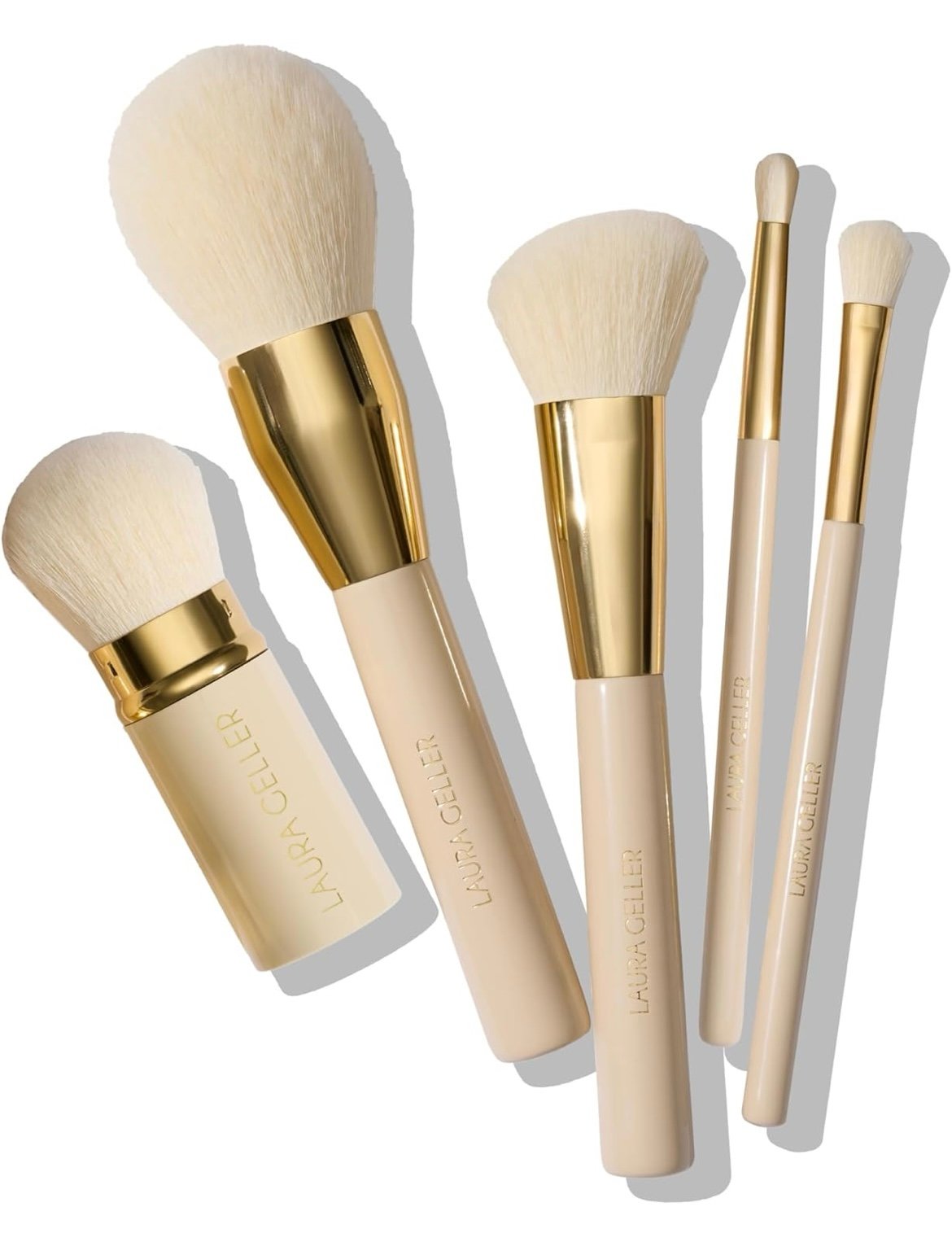 LAURA GELLER 5PC Full Face Professional Vegan Makeup Brush Gift Set