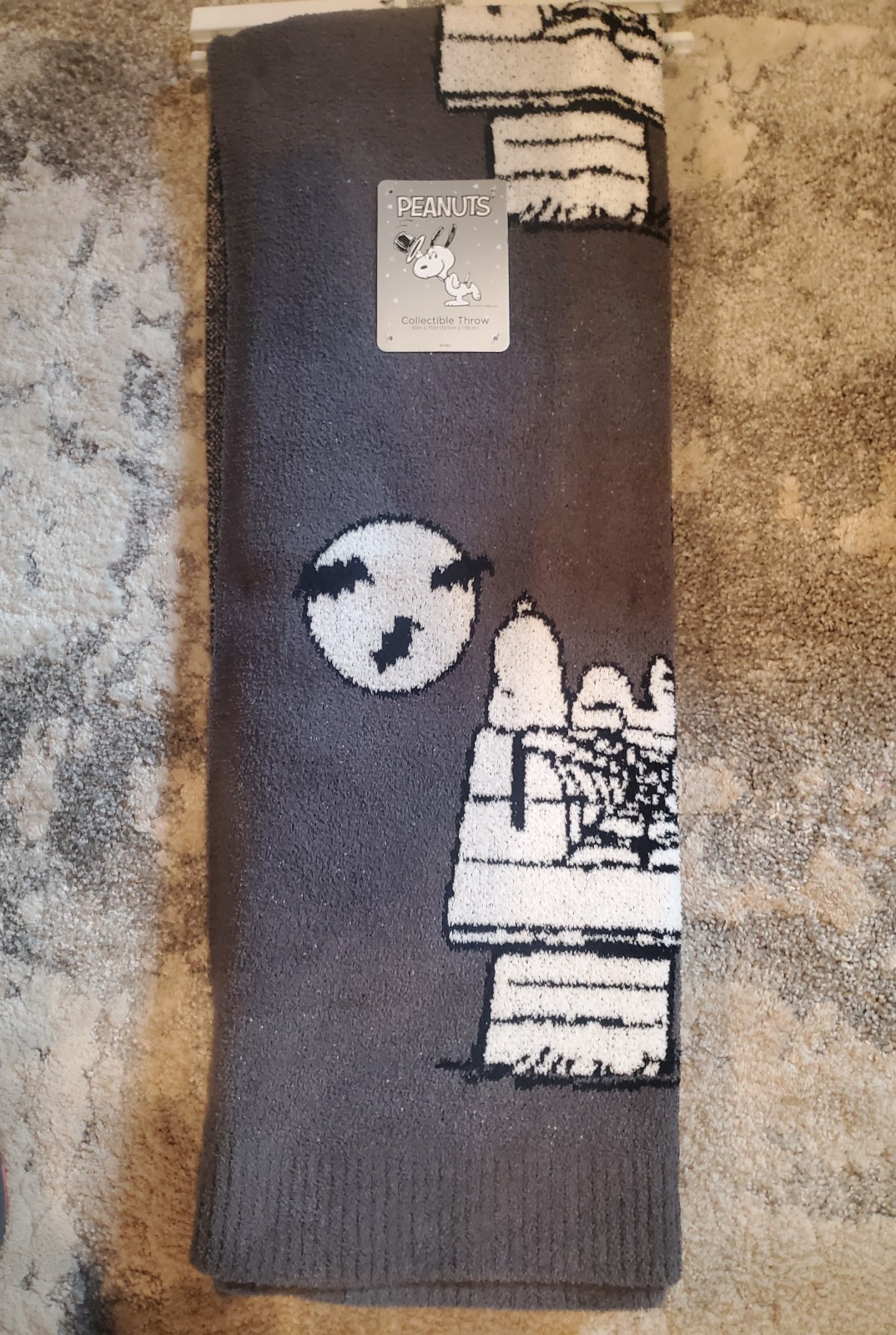 Tik Tok Snoopy Halloween Blanket-NWT