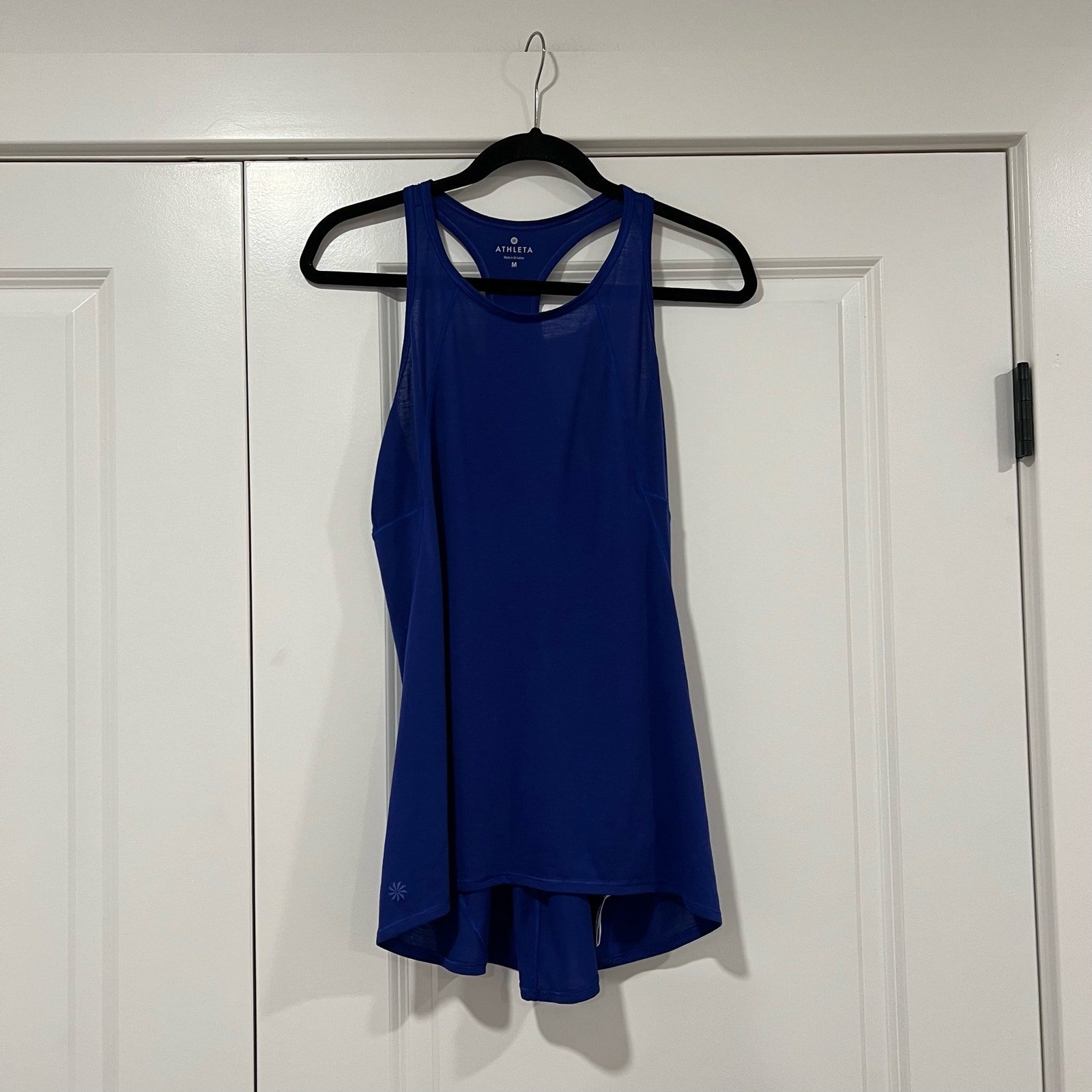 Athleta Women's Razorback Tank with Cutout Royal Blue Size M