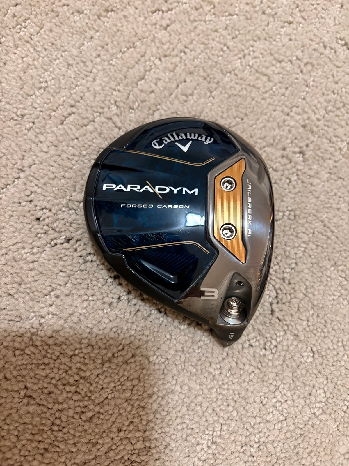 Callaway paradym 3 wood (head only)